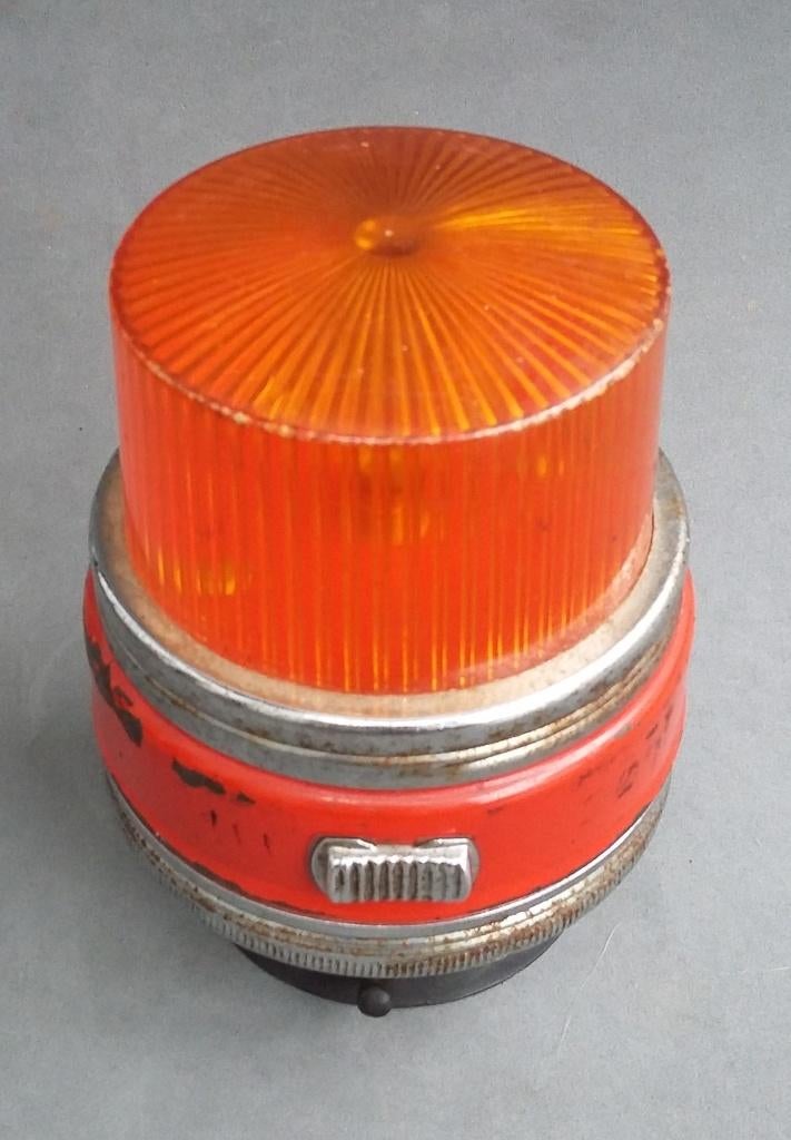 Jaren 60 - 70 Auto Mascotte Dashboard ORANJE Knipperlicht, Ophalen of Verzenden, Gebruikt, Auto's
