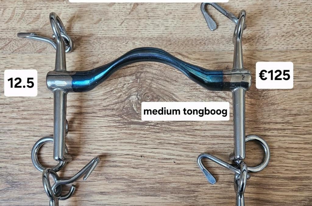 NIEUWE Trust baby dressuurstang medium tongboog - 12.5, Dieren en Toebehoren, Ophalen of Verzenden, Nieuw, Overige soorten