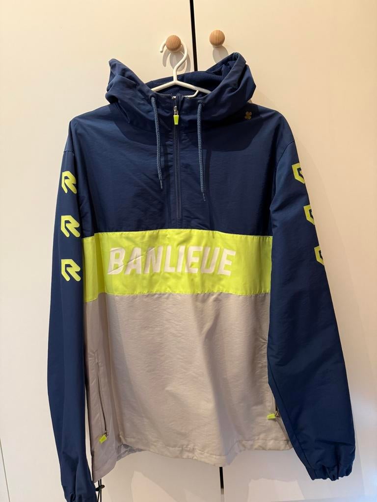 Banlieue Windjacket Maat L Heren in Top Staat Blauw, Ophalen of Verzenden, Gedragen, Blauw