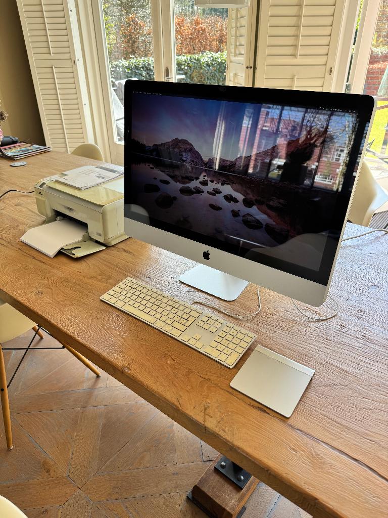 iMac 27", Computers en Software, Apple Desktops, Gebruikt, iMac, SSD, 3 tot 4 Ghz, 8 GB, Ophalen of Verzenden