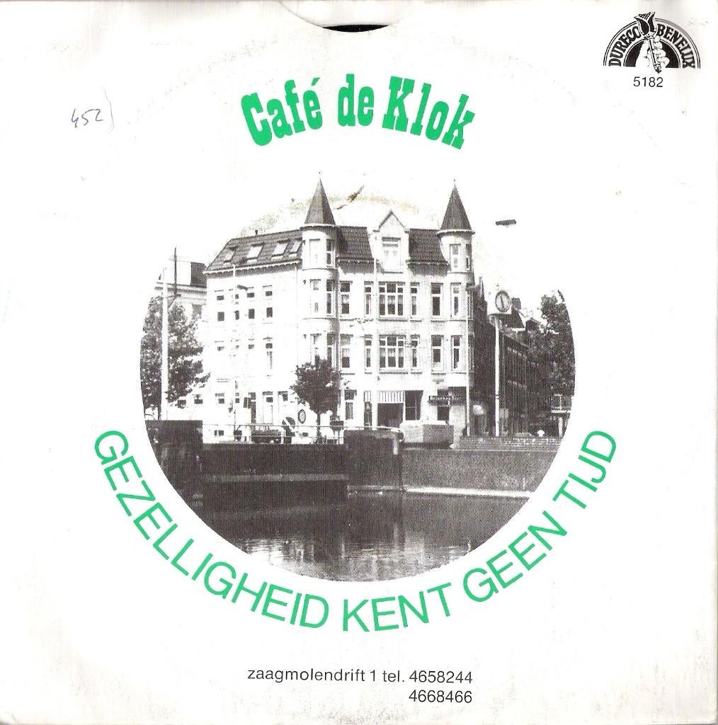 Rotterdam Zaagmolendrift Cafe de Klok zeldzame vinyl single, Ophalen, Gebruikt, Nederlandstalig