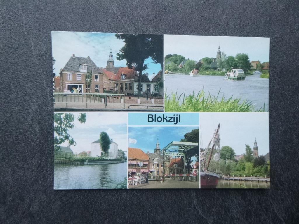 Blokzijl, brug/boten, Verzenden, 1980 tot heden, Gelopen, Noord-Brabant