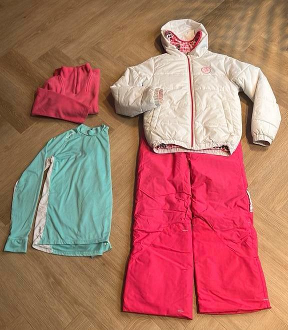 Ski set skibroek pull’n fit skijas pully 2x Wedze 152, Sport en Fitness, Skiën en Langlaufen, Overige merken, 100 tot 140 cm, Ophalen of Verzenden