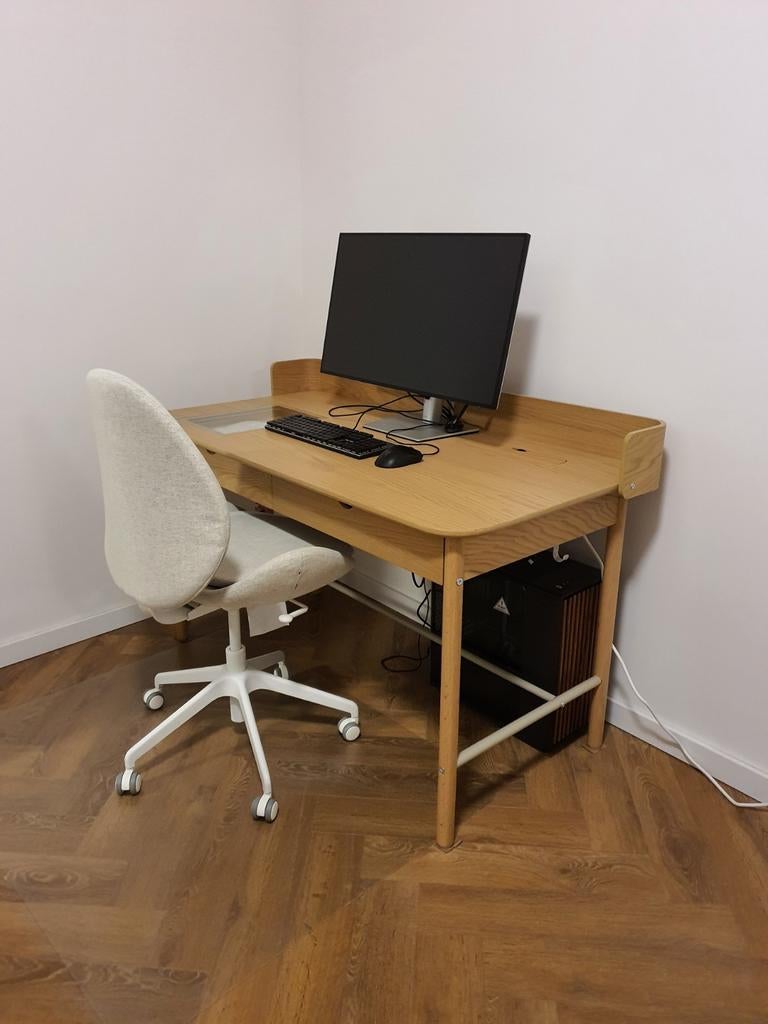 Wood Desk, Ophalen of Verzenden, Zo goed als nieuw