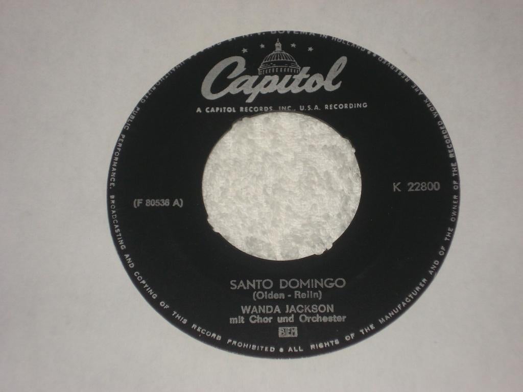 Wanda Jackson   Santa Domingo     Orgineel, Ophalen of Verzenden, Zo goed als nieuw, Country en Western