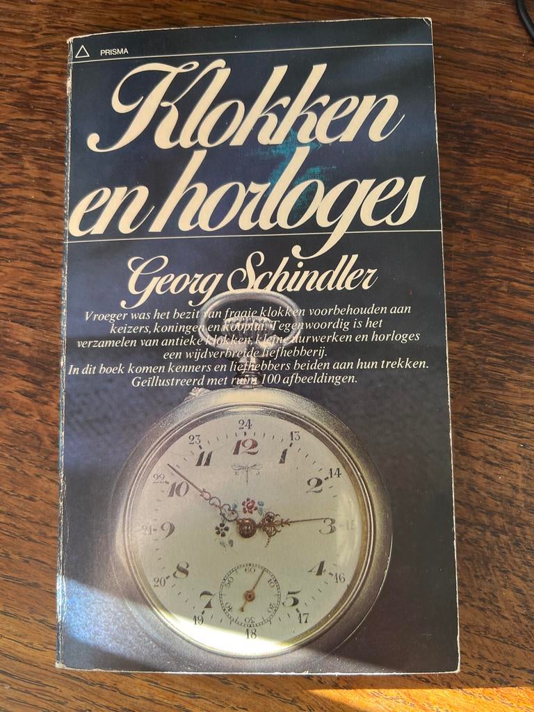Klokken en horloges - Georg Schindler, Ophalen of Verzenden, Gelezen, Overige onderwerpen