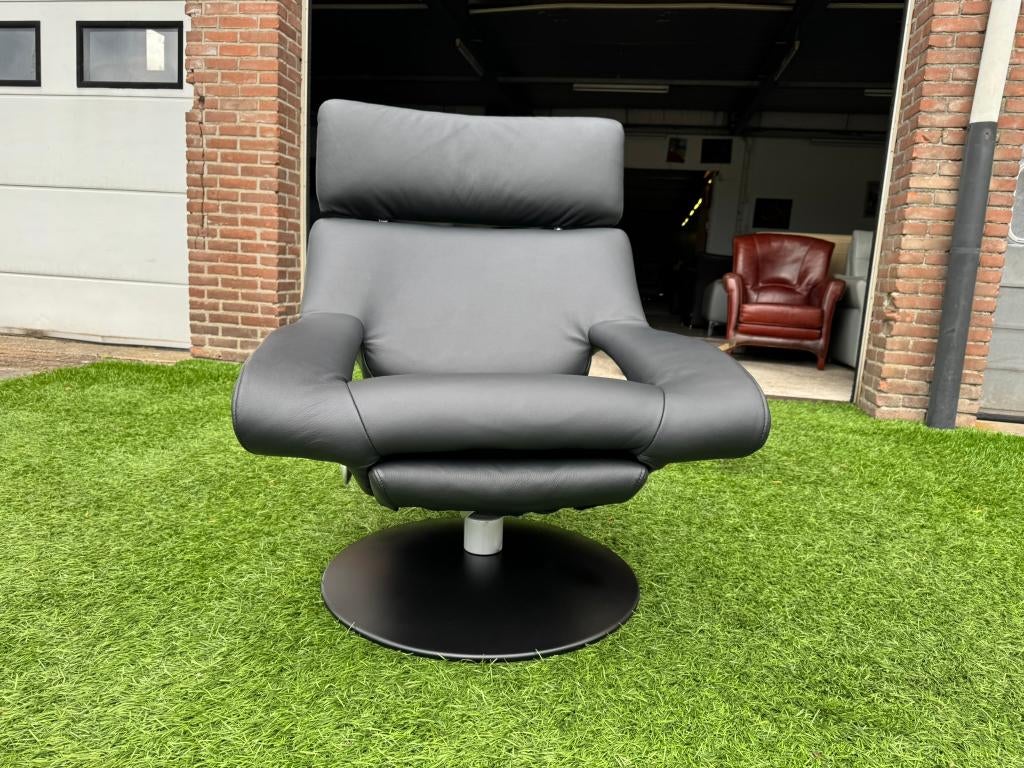 Relax fauteuil De Sede Ds-255 zwart leer design stoel desede, Huis en Inrichting, Fauteuils, Ophalen, De Sede, Geen, Geen