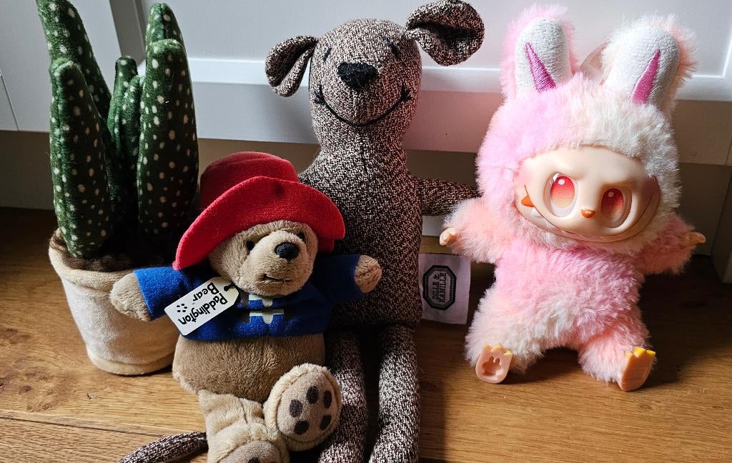 Knuffeltjes, 4 stuks- apart of samen- verzend ook, Ophalen, Zo goed als nieuw, Overige typen