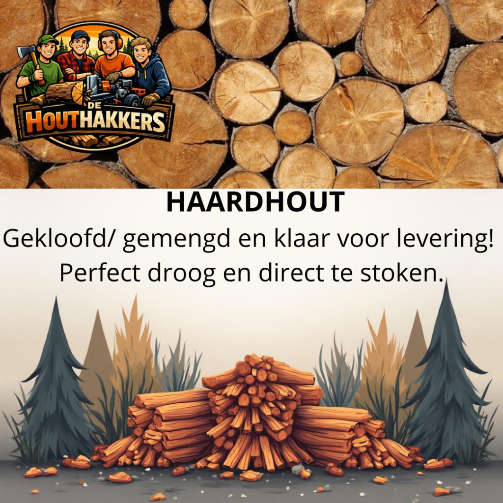 Haardhout gekloofd en droog, Tuin en Terras, Haardhout, Minder dan 3 m³, Ophalen, Blokken