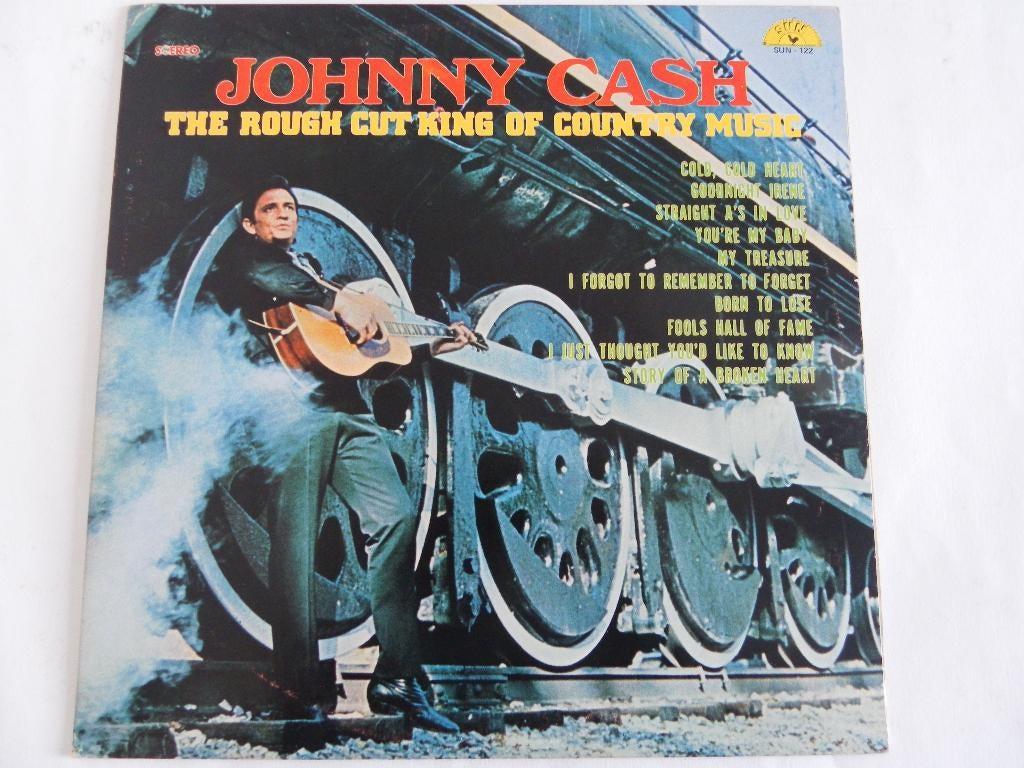 LP Johnny Cash - The Rough Cut King Of Country Music, Ophalen of Verzenden, Zo goed als nieuw, 12 inch