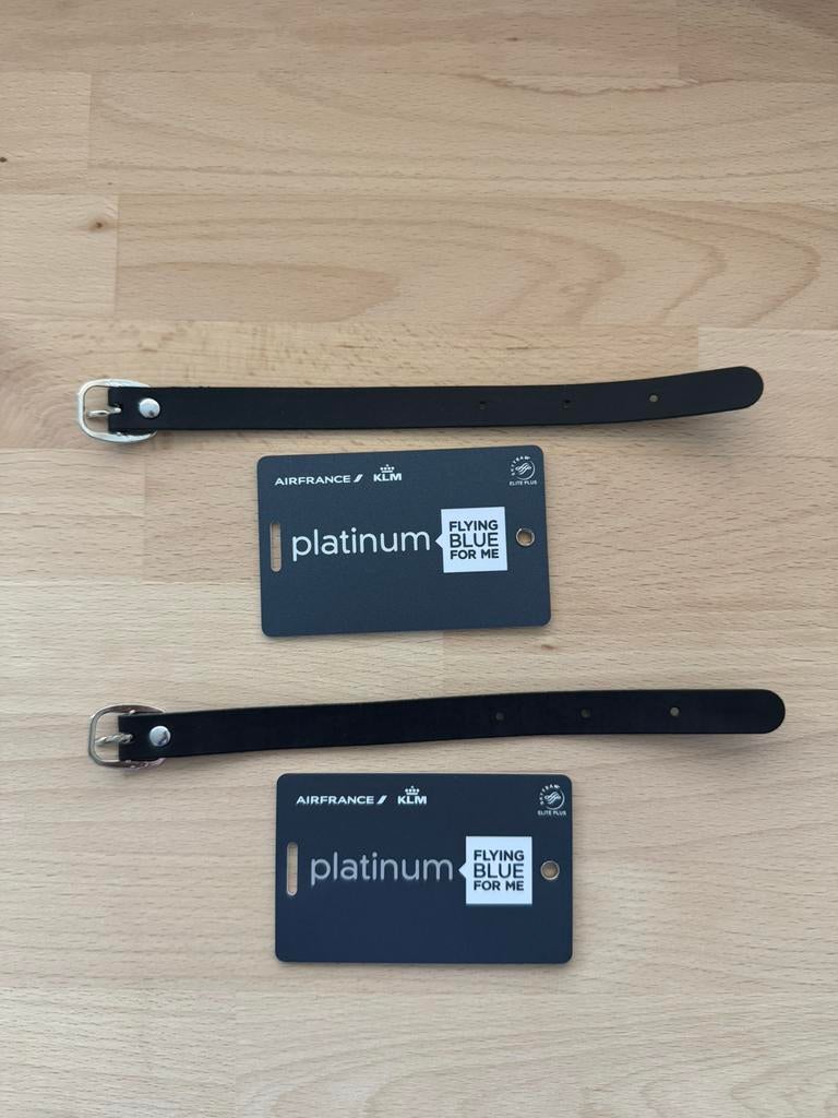 Flying Blue Platinum tags (AirFrance / KLM), Verzamelen, Luchtvaart en Vliegtuigspotten, Ophalen of Verzenden, Nieuw, Patch, Badge of Embleem