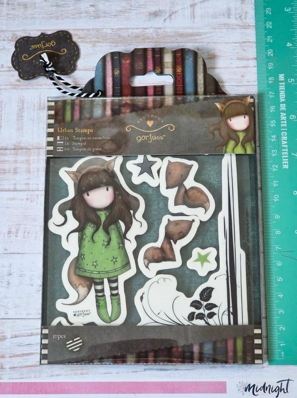 Gorjuss - Santoro- The Fox stamp, Hobby en Vrije tijd, Ophalen of Verzenden, Nieuw, EZ-mounted stempel