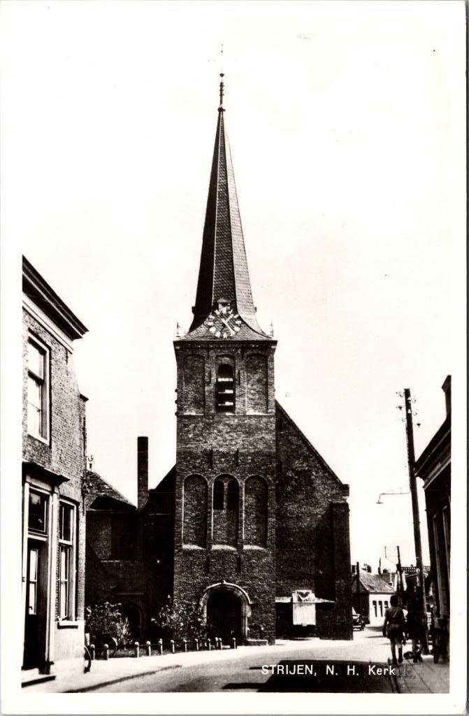 Strijen - N.H. Kerk, Verzenden, 1960 tot 1980, Ongelopen, Zuid-Holland