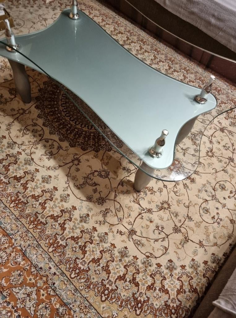 Salontafel, Huis en Inrichting, Tafels | Salontafels, Ophalen, Gebruikt, 100 tot 150 cm, 50 tot 100 cm