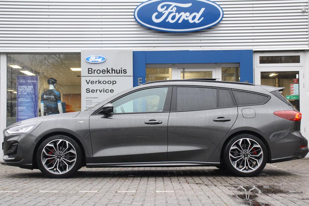 Ford Focus Wagon 1.0 EcoBoost Hybrid ST Line X, 12 maanden, Gebruikt, Origineel Nederlands, Handgeschakeld