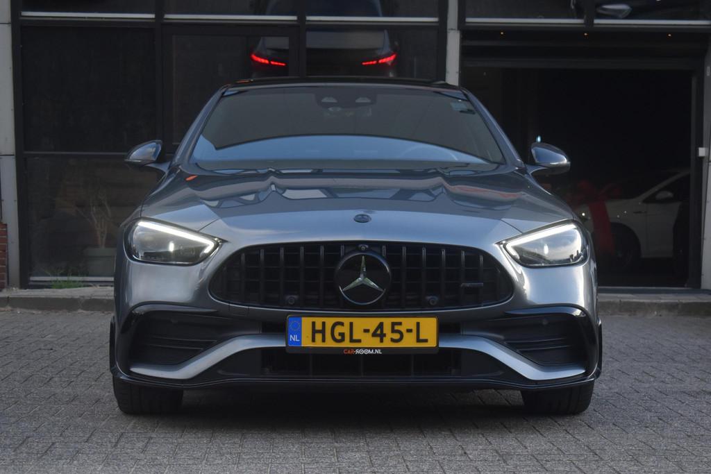 Mercedes-Benz C-klasse AMG C43 4MATIC Pano Performance HUD L, Auto's, Automaat, 4 cilinders, Met garantie (alle), Bedrijf