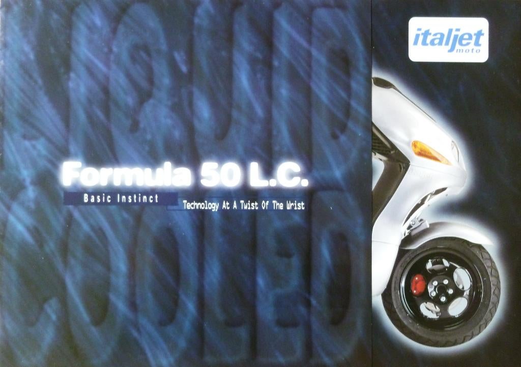 Folder ITALJET Formula 50 L.C. 1998, Ophalen of Verzenden, Nieuw
