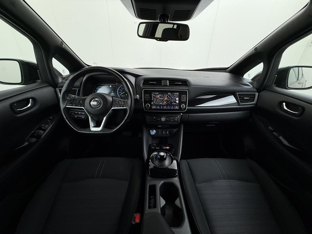 Nissan Leaf N-Connecta 40kWh 360Camera Adap.Cruise Navi Ec, Stof, Gebruikt, Zwart, 150 pk