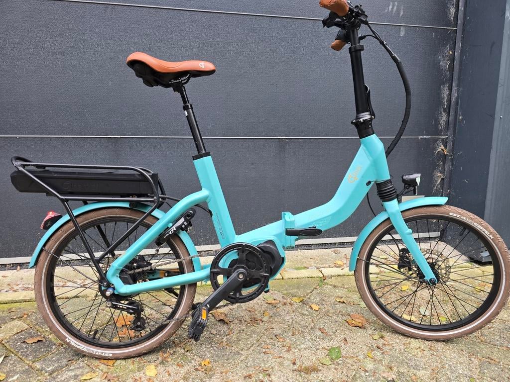 elektrishe vouwfiets midden motor  16 AH accu, Fietsen en Brommers, Ophalen, Zo goed als nieuw, 16 tot 18 inch, Versnellingen