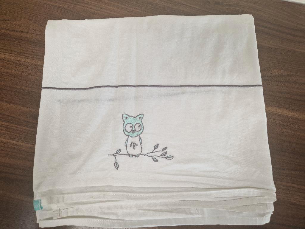 JOLLEIN lakentje voor ledikant, 110x145 cm, Jongetje of Meisje, Wit, Dekbedovertrek, Ophalen of Verzenden