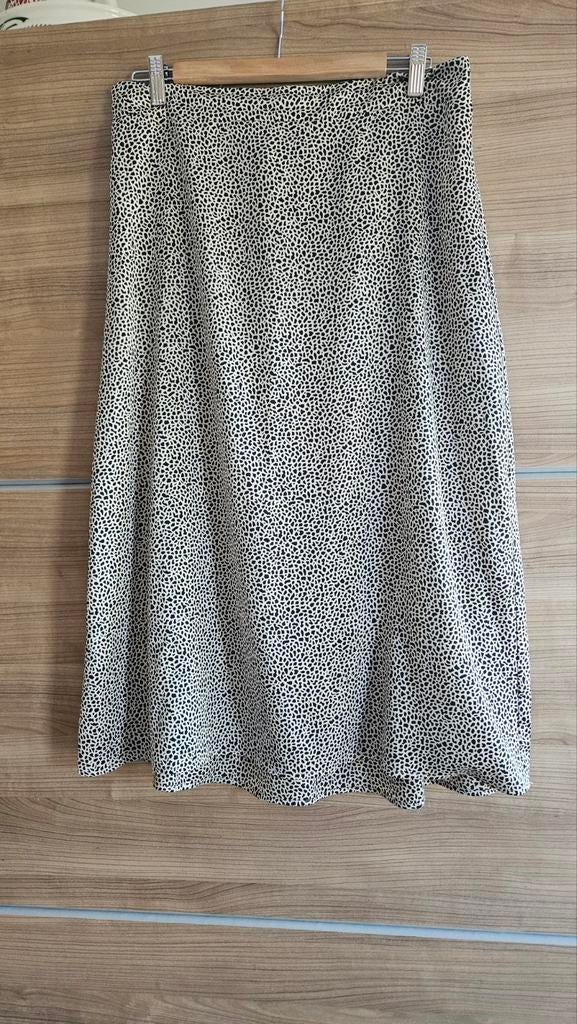 Dames rok zwart  beige met zwarte print Costes Zgan, Kleding | Dames, Maat 38/40 (M), Beige, Ophalen of Verzenden, Zo goed als nieuw