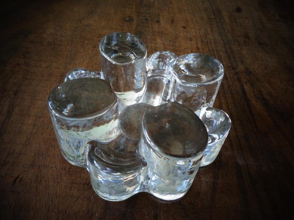 Brutalist theelicht Georgshutte, dikke blokken, Antiek en Kunst, Ophalen of Verzenden