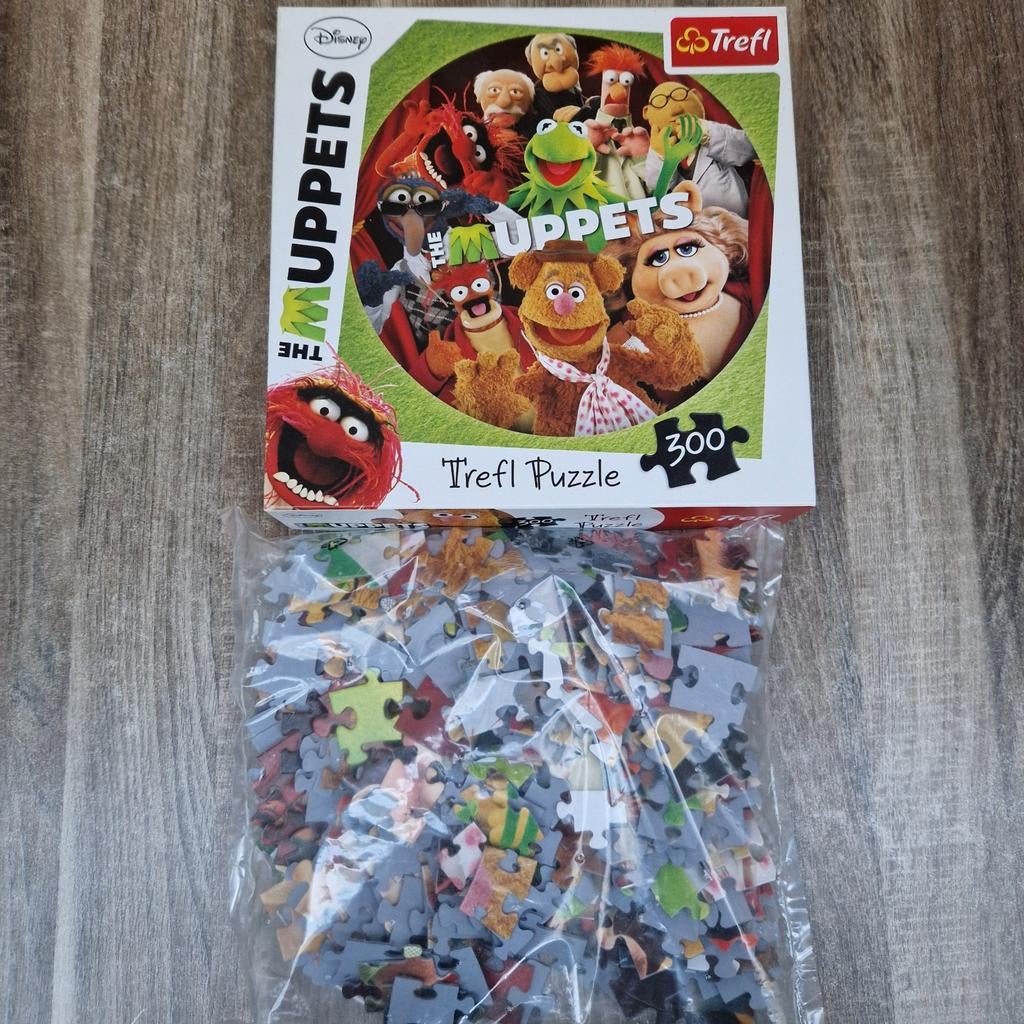 The Muppets Trefl Puzzel 300 Stukjes, Ophalen of Verzenden, Minder dan 500 stukjes, Gebruikt, Legpuzzel