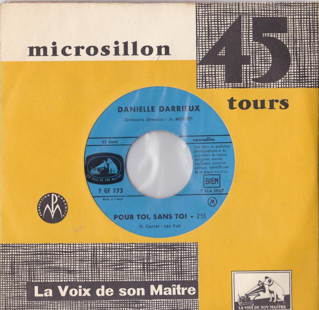 Danielle darrieux - au ciel de juillet, Overige genres, 7 inch, Single, Ophalen of Verzenden