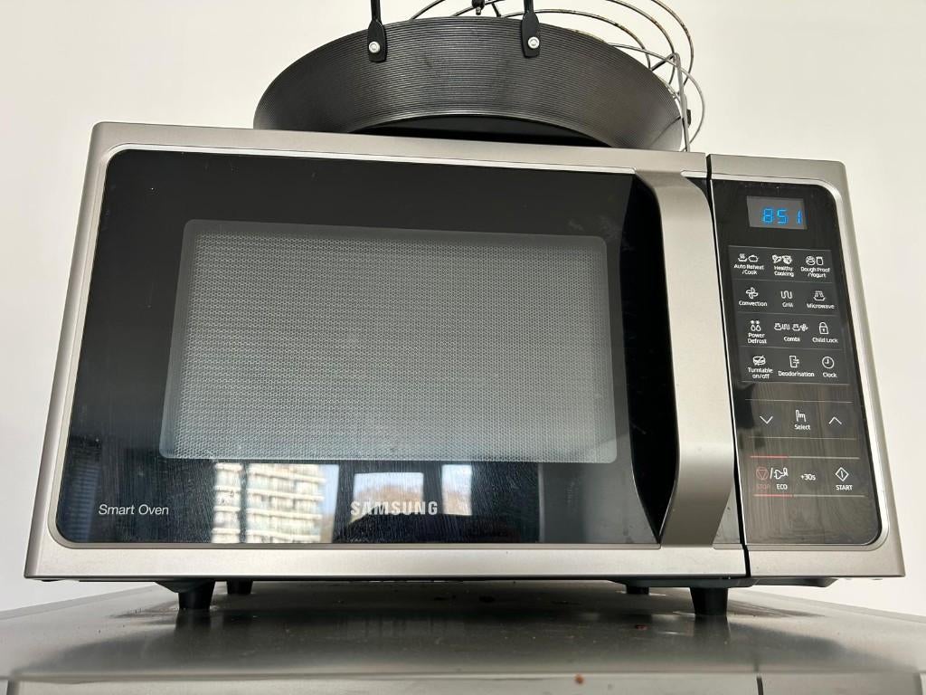 Samsung Smart oven - combi magnetron + oven, Gebruikt, Oven met grill, Magnetronfunctie, Draaiplateau