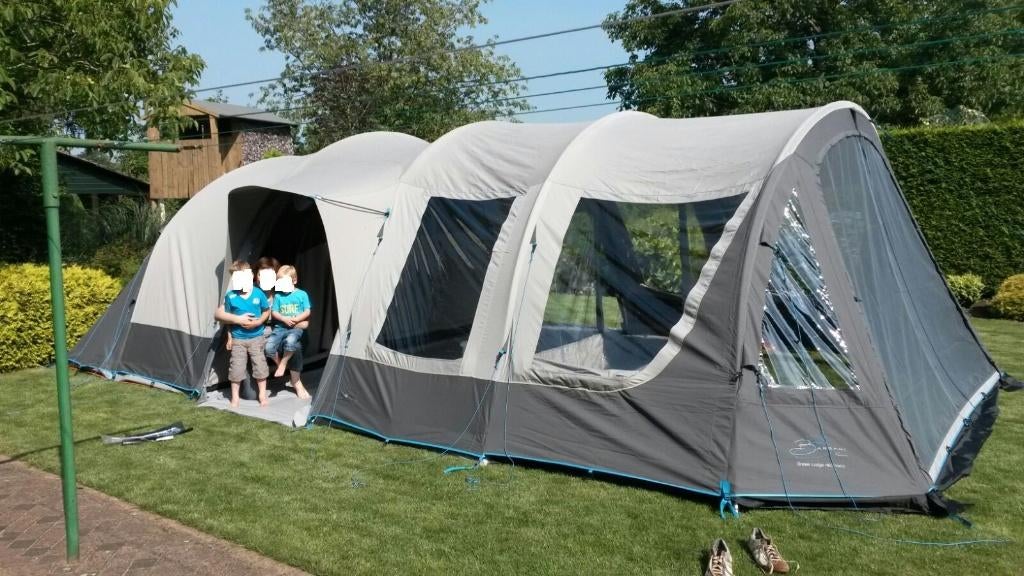 6 Persoons Bardani Dreamlodge Vario 460 Familietent, Ophalen, Zo goed als nieuw, Tot en met 6