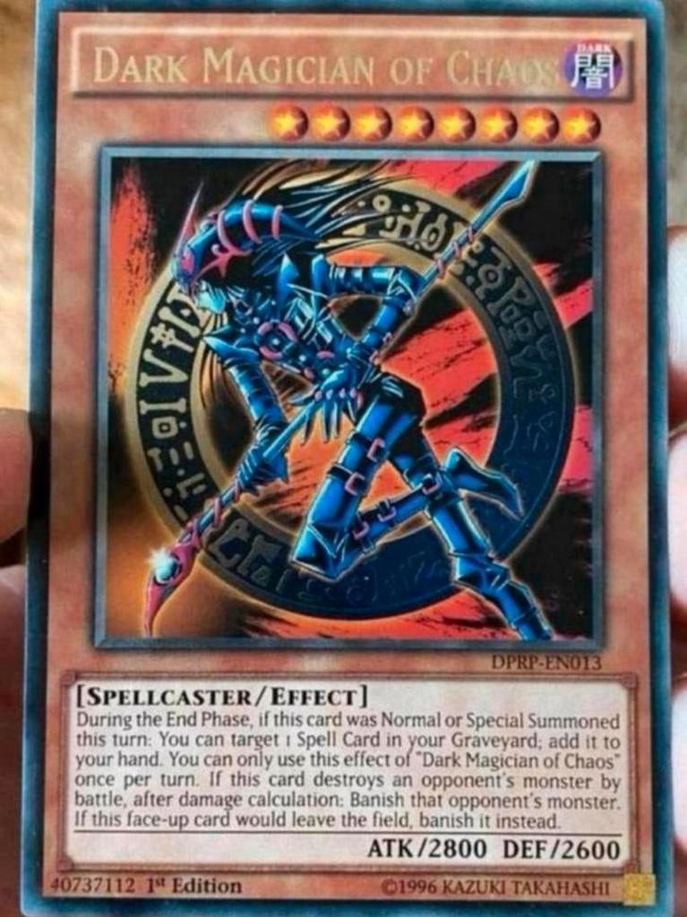 Yu-Gi-Oh! Dark Magician of Chaos DPRP 1st Edition !, Hobby en Vrije tijd, Verzamelkaartspellen | Yu-gi-Oh!, Ophalen of Verzenden