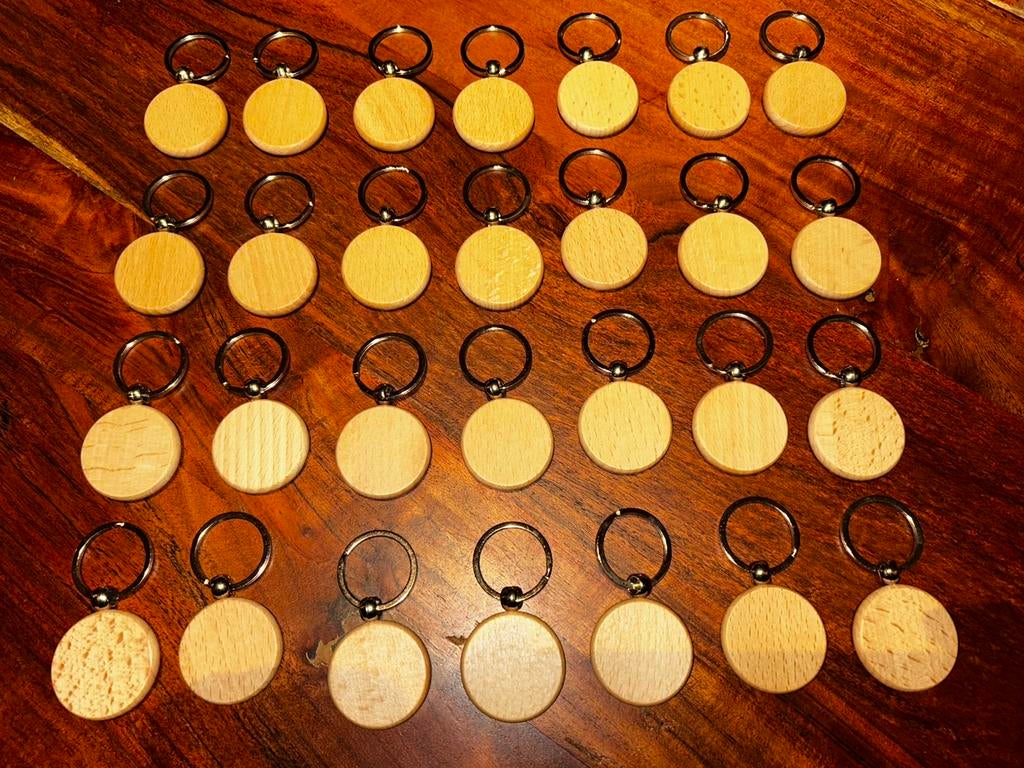 Partij ronde sleutelhangers, Verzenden, Nieuw, Overige typen