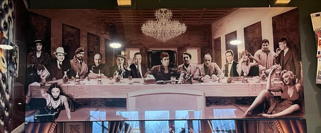 De Laatste Avondmaal - Gangster Editie 120x50 cm, Ophalen of Verzenden