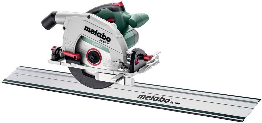 Metabo KS68 Plus Cirkelzaag Set compleet 1x gebruikt, Cirkelzaag, Ophalen of Verzenden, Zo goed als nieuw, 30 tot 70 mm
