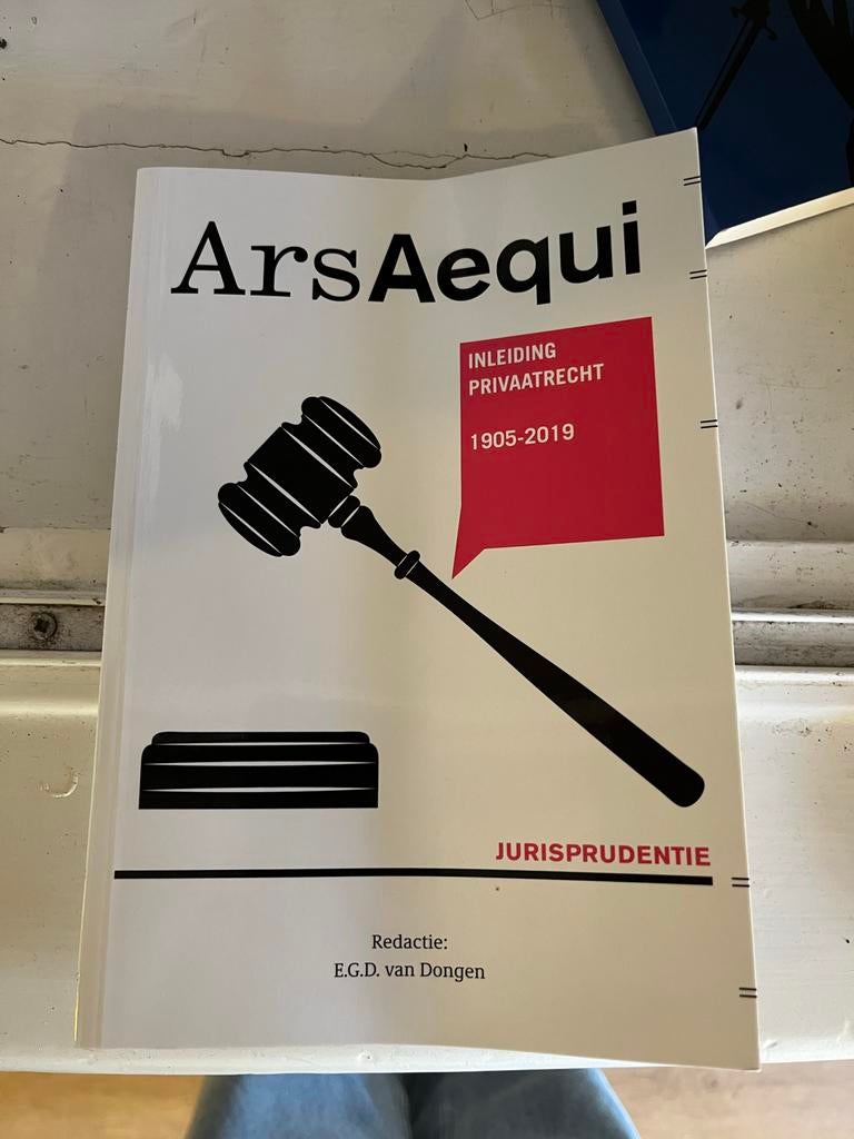 Ars Aequi: Inleiding Privaatrecht Jurisprudentie 1905-2019, Boeken, Ophalen of Verzenden, Gamma, Zo goed als nieuw, WO