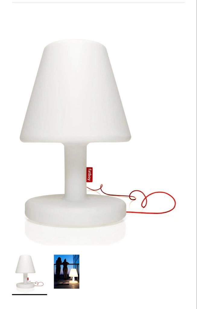 Fatboy Edison the Grand vloerlamp 90 cm, Huis en Inrichting, Lampen | Vloerlampen, Zo goed als nieuw, Minder dan 100 cm, Kunststof