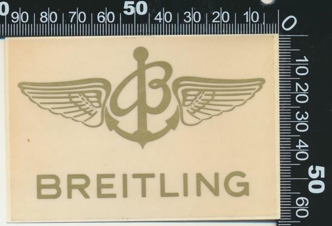 Sticker: Breitling, Ophalen of Verzenden, Zo goed als nieuw, Bedrijf of Vereniging