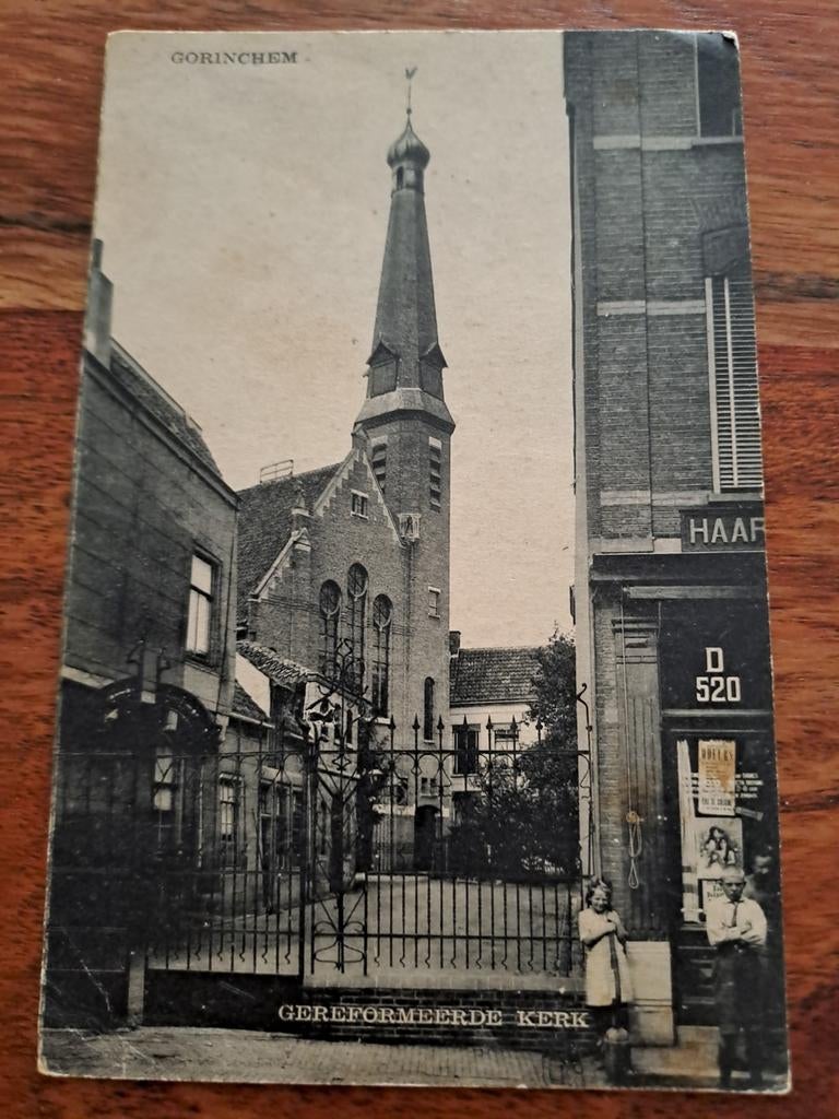 Gorinchem,  gereformeerde kerk, Verzamelen, Ansichtkaarten | Nederland, Ophalen of Verzenden, Zuid-Holland
