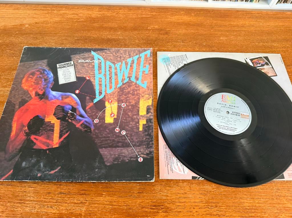 David bowie let’s dance, Cd's en Dvd's, Vinyl | Pop, Ophalen of Verzenden, Zo goed als nieuw, 12 inch