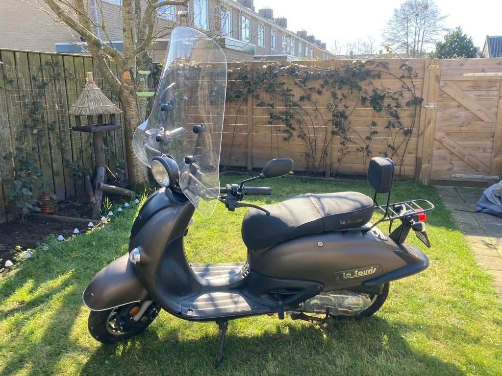 La Souris brommer geel kenteken, Ophalen, Gebruikt, Maximaal 45 km/u, 50 cc