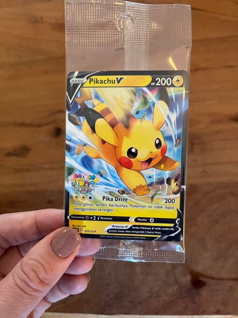Pikachu Pokémon Festival promo, Ophalen of Verzenden, Nieuw, Losse kaart
