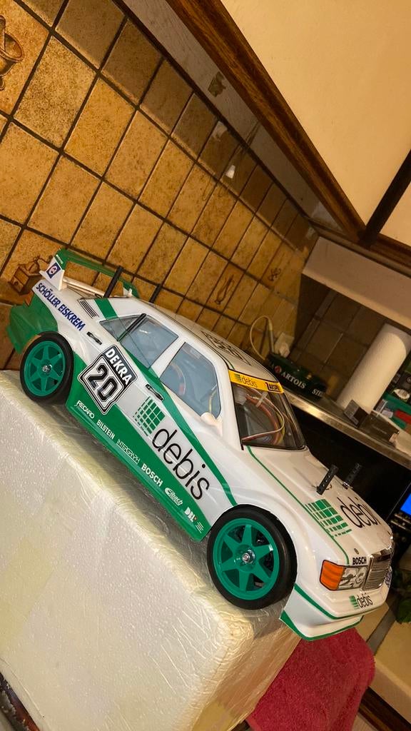 RC Tamiya Mercedes 190E 2.5-16V EVO II NAGELNIEUW, Ophalen of Verzenden, Auto onroad