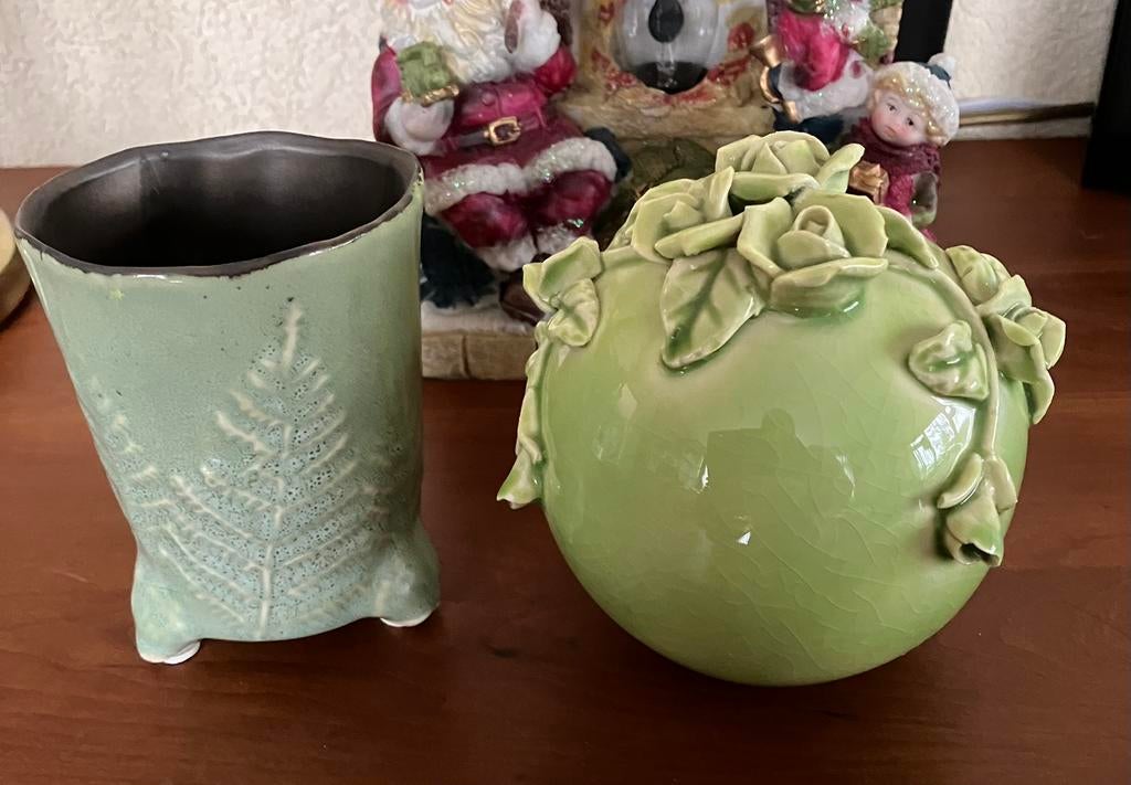 Varen Des Pots vaasje + keramische bol, Ophalen