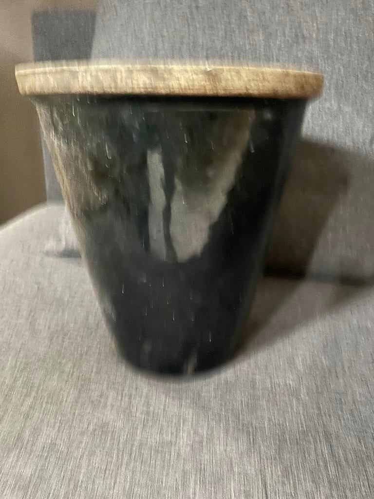 Terracotta bloempot, Tuin en Terras, Bloempotten, Rond, Ophalen of Verzenden, Zo goed als nieuw, Minder dan 40 cm