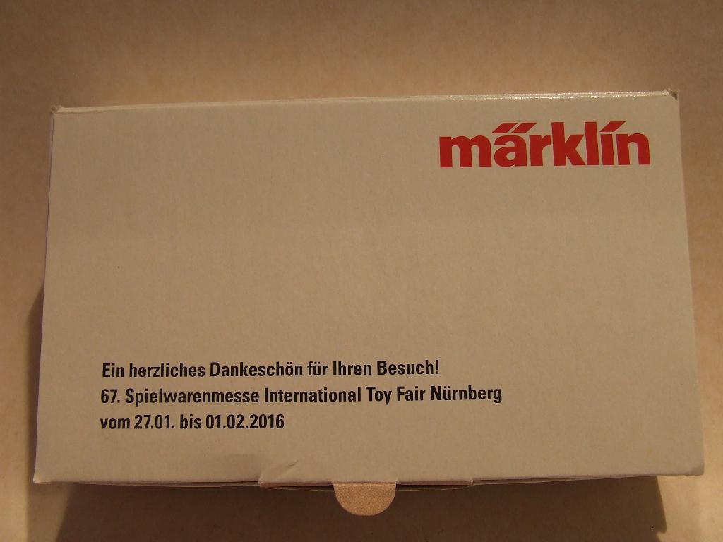 MARKLIN spoor Z Messewagen 2016 Spielwarenmesse Nurnberg, Gelijkstroom, Ophalen of Verzenden, Märklin, Nieuw