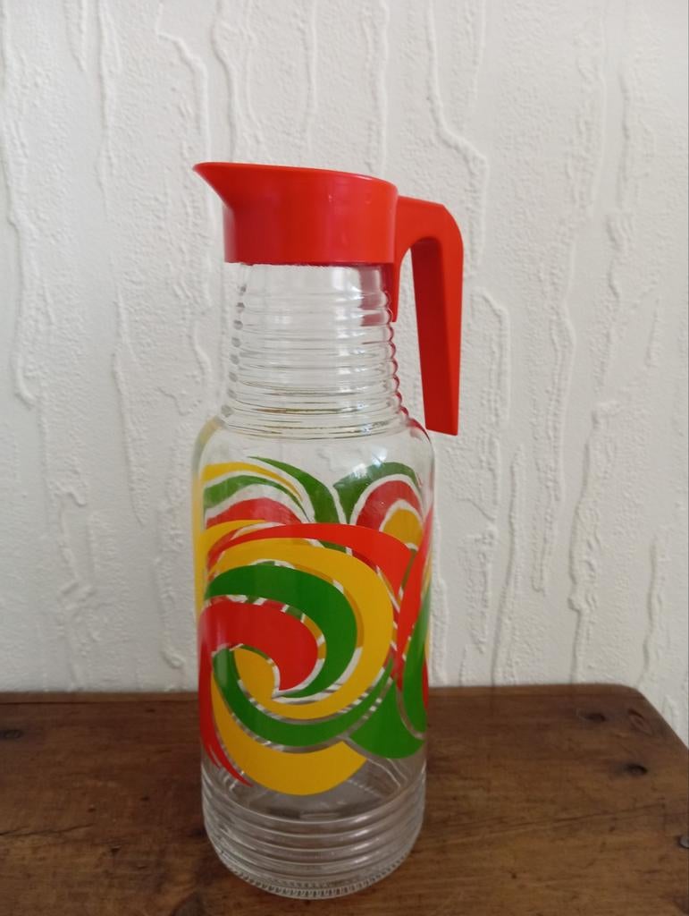 Vintage schenkkan Popart Swirl, Huis en Inrichting, Ophalen of Verzenden