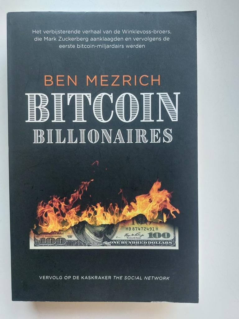 Bitcoin billionairs- ben mezrich, Ophalen of Verzenden, Zo goed als nieuw