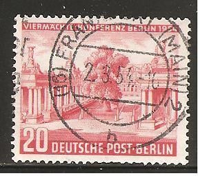 Berlijn  Yvert nr 104, Verzenden, Overige periodes, Gestempeld