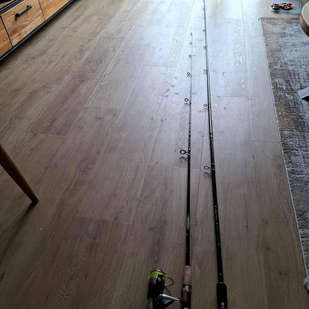 Browning Syntec Feeder plus D.A.M spinner hengel, Ophalen, Zo goed als nieuw, Complete hengel