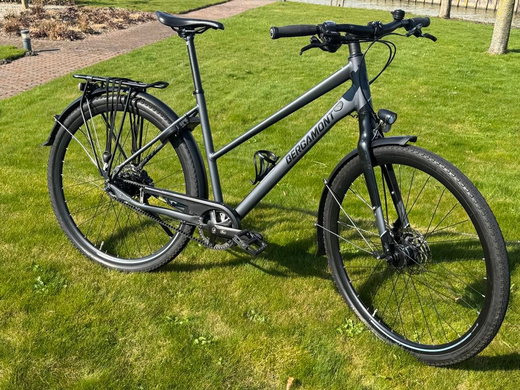 Bergamont Vitesse N8B damesfiets + nieuwe belt aandrijving, Fietsen en Brommers, Fietsen | Dames | Damesfietsen, Gebruikt, Overige merken